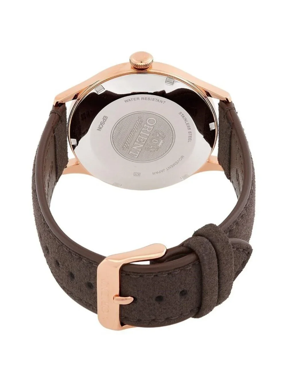NWT Orient Bambino Version 4 Automatic Brown Dial Men's Watch
